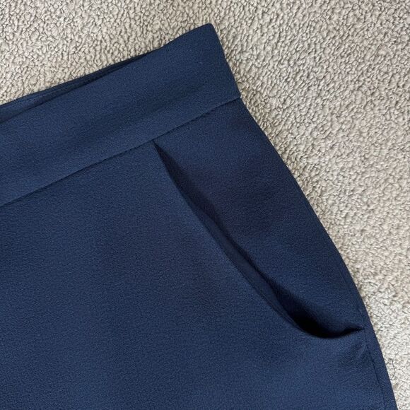 Dress The Population Andreas Wide Leg Pants Navy Blue Large - Picture 5 of 15